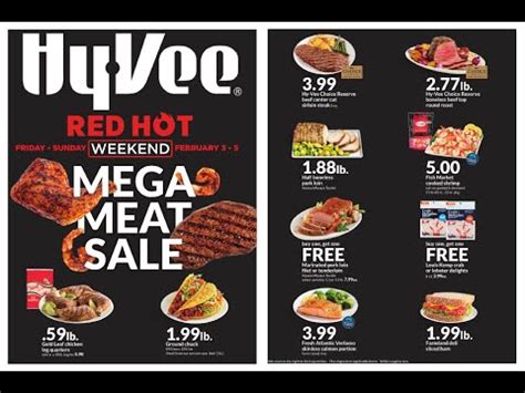 hy vee monday meat sale|hy vee meat sale this weekend.